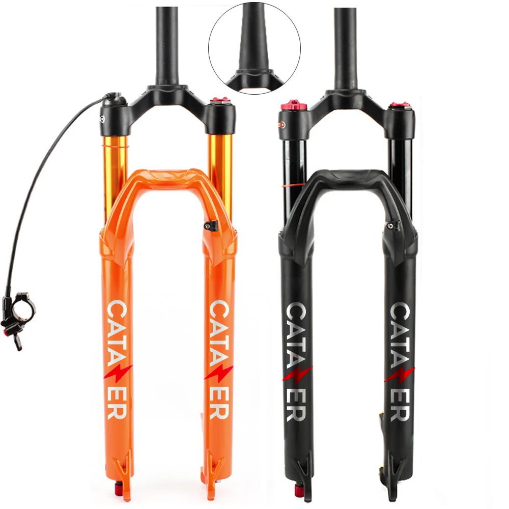 CATAZER 27.5/29er Bike Air Suspension Forks Remote /Hydraulic Lockout