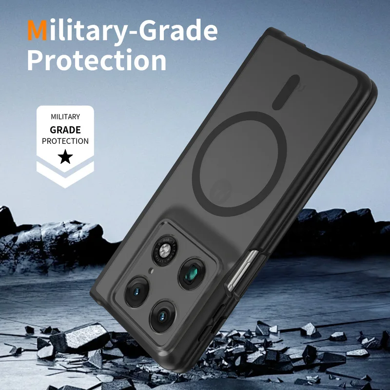 Ultra Magnetic Matte Shockproof Phone Case - Anti-Fingerprint Protective Cover