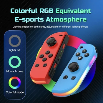 Switch JoyPad Control Joystick Gamepad Double motor Wireless JoyPad  Switch Controllers with RGB light 2