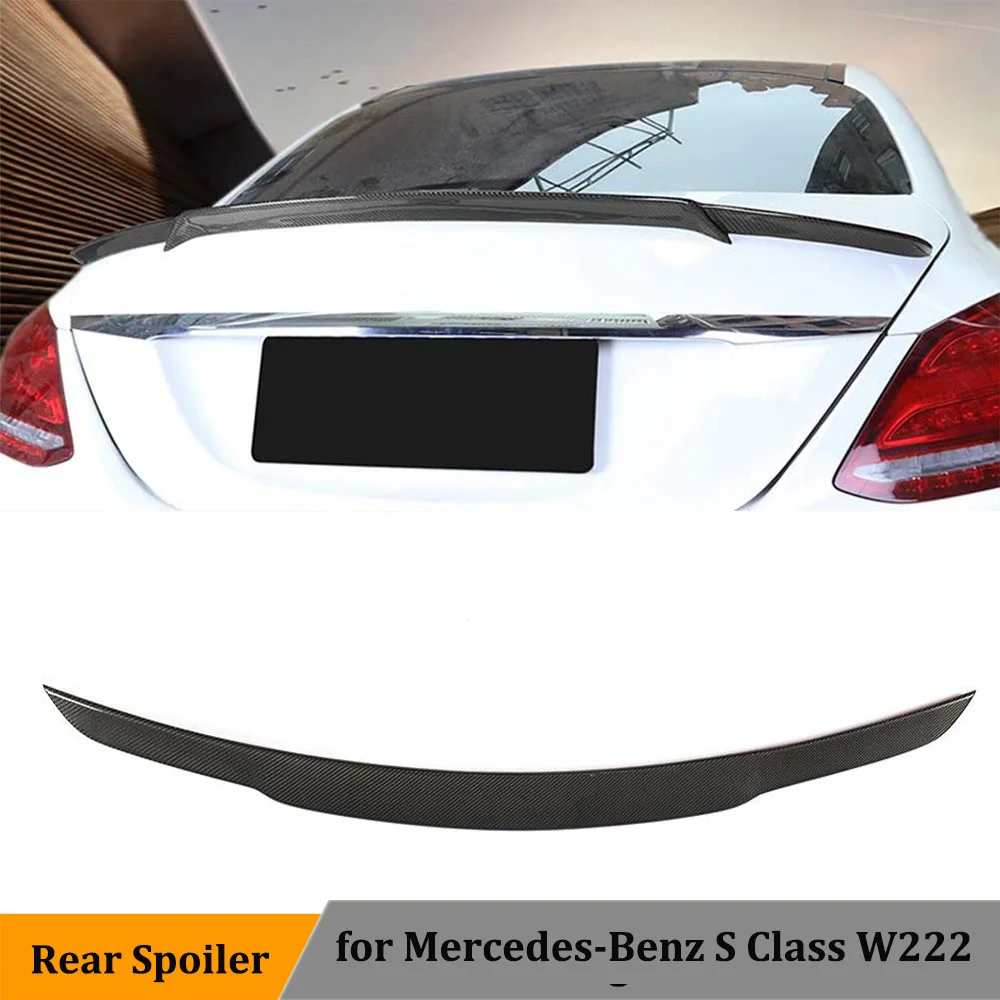 Rear Trunk Spoiler Wing For Mercedesbenz S Class W222 2014 2019 Real