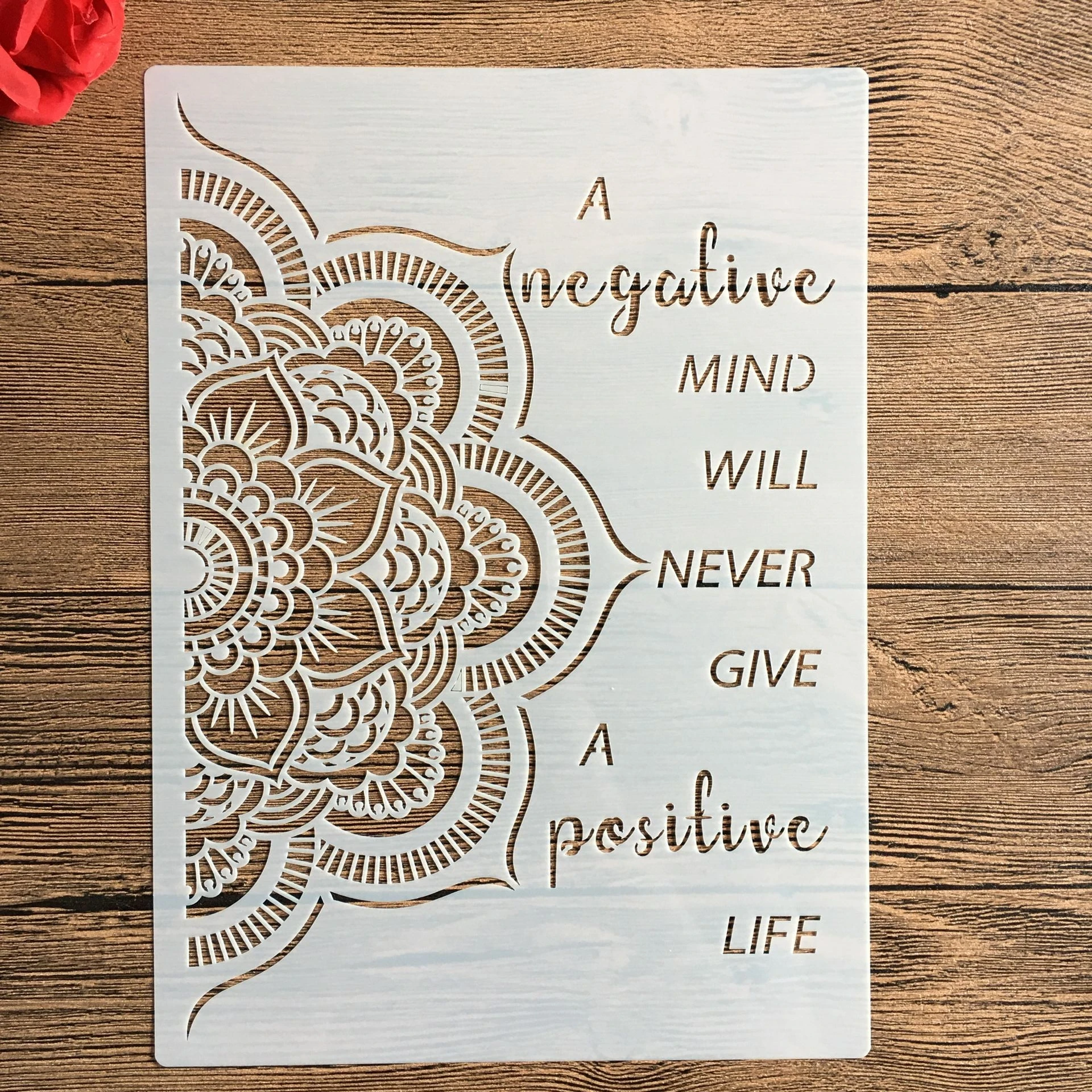 A4 29 * 21cm  DIY Stencils Wall Painting Scrapbook Coloring Embossing Album Decorative Paper Card Template,wall. mandala skull