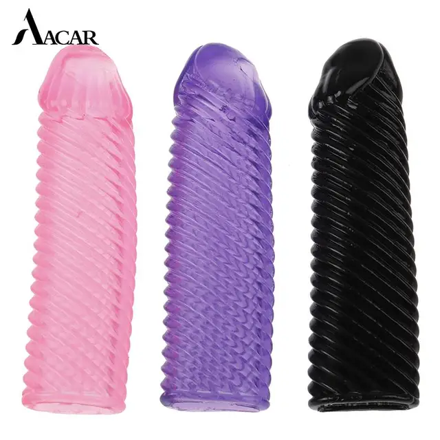 Silicon Condom With Spike Dotted Penis Sleeve For Men Dildo Sheath Condoms Extender Sleeve Penis Cocks Cover  Sex Toys