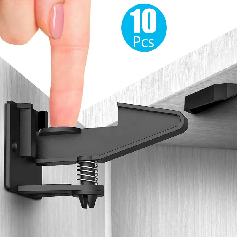 10pcs Child Safety Cabinet Lock Baby Proof Security Protector Drawer Door  Cabinet Lock Plastic Protection Kids Safety Door Lock - Price history &  Review, AliExpress Seller - K-iss Baby Store