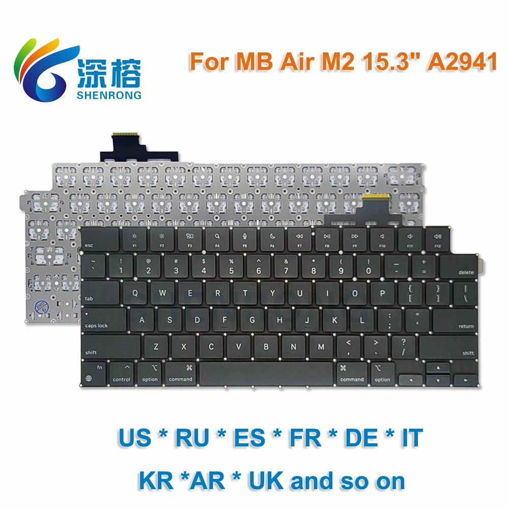 A2941 Keyboard US UK English French German Spanish Russian For