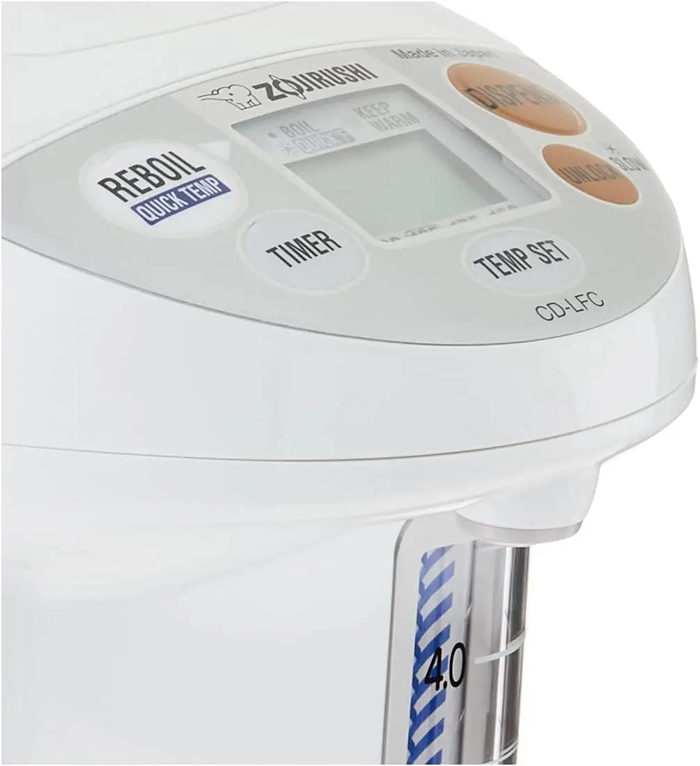 CD-LFC50 Panorama Window Micom Water Boiler and Warmer (169-ounce, 5.0-Liter, White)