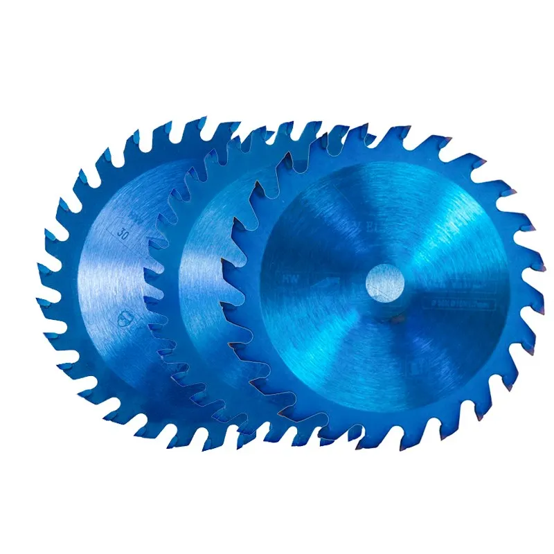 Cmcp 85Mm Zaagblad Hout 24/30/36T Nano Blauw Gecoat Mini Cirkelzaag Blade 85x1 0/15Mm Carbide Disc Tct Zaagblad