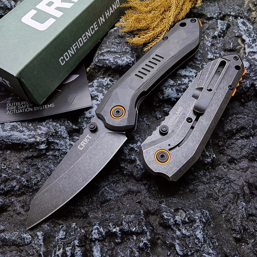 Crkt 6280 Stainless Steel Folding Knife Edc Tactical Pocket Knives Self