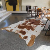 New 140X200Cm Faux Cowhide Rug Carpet For Living Room Bedroom Western Home Decor Faux Fur Cow Print Rugs 1