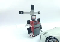 1/18 1/24 Handmade Simulation Four-Wheel Locator Car Model Garage Scene Decoration 2