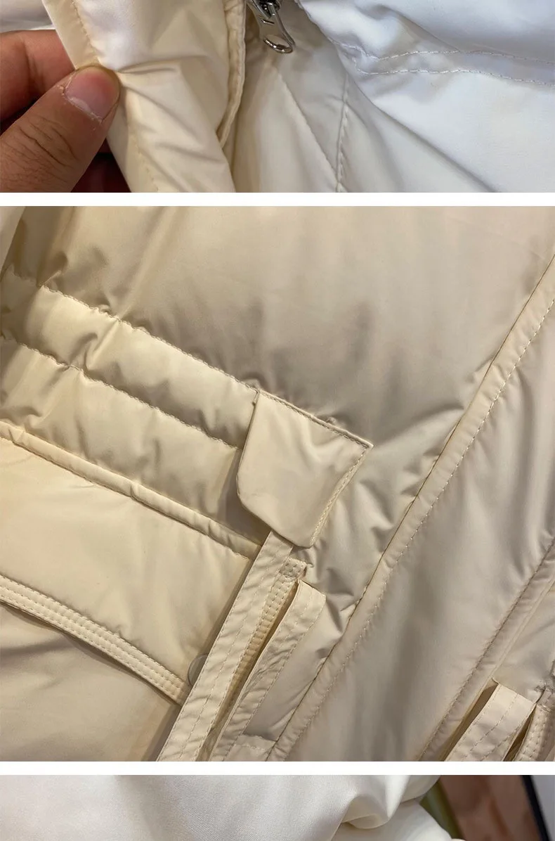 Рисунок 5 - Женский длинный пуховик на белом утином пуху