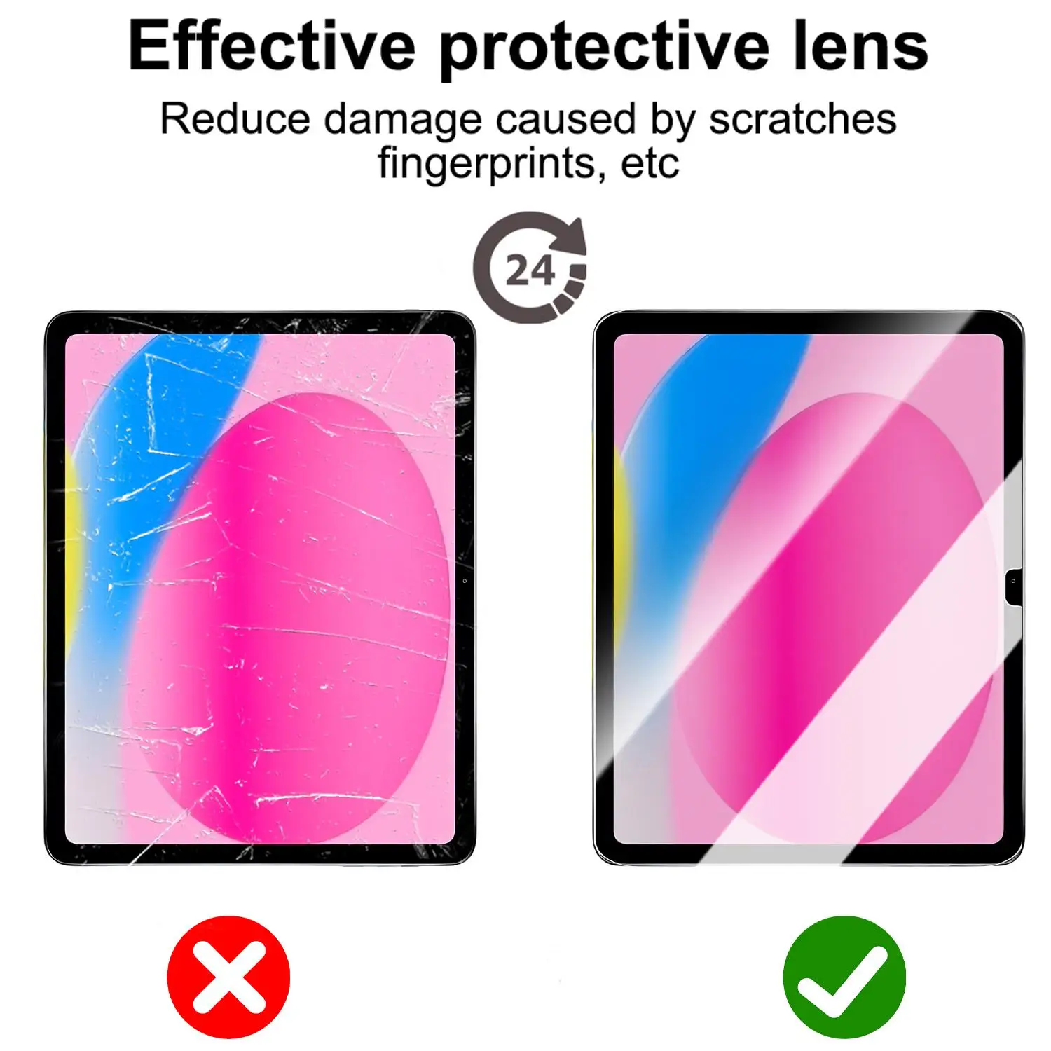 Shatterproof Tempered Glass Screen Protectors for iPad Air - Easy Installation, Ultimate Protection Film
