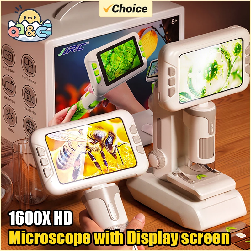 Portable LCD Microscope Kit for Kids Science Experiments