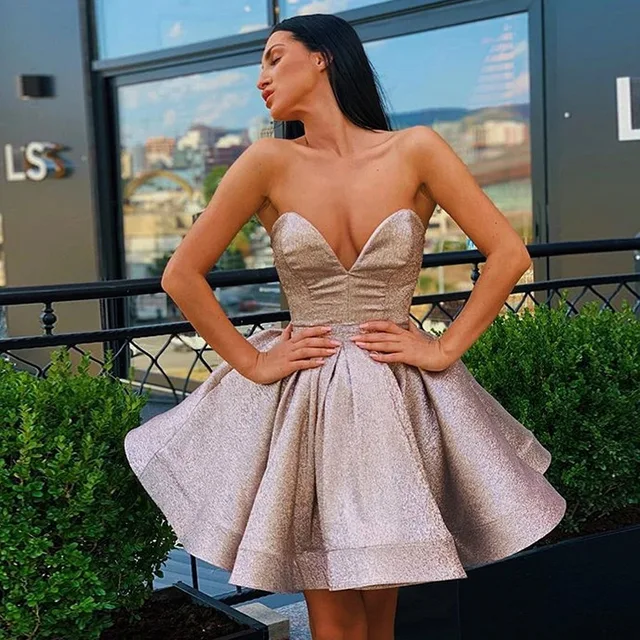 Strapless Cute Homecoming Dresses 2018 Graduation Dress Plus Size Short  Homecoming Dresses 2018 Royal