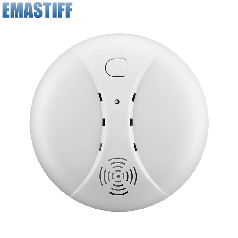 433MHz Wireless Fire ป้องกันควันเครื่องตรวจจับเซนเซอร์สำหรับ RF Tuya WIFI GSM ความปลอดภัยในบ้านปลุกระบบ 1