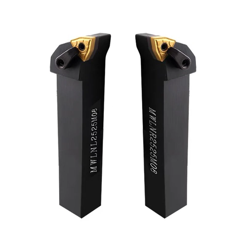 1PC MWLNR MWLNL Lathe Cutting Tools MWLNR2525M08 MWLNL2525M08 External Turning Tool Holder Cutter Tools Machining