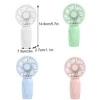 Portable Handheld Small Fan ABS Lightweight Cute Appearance USB Rechargeable Mini Fan For On Go Cooling Portable Mini Pocket Fan 6