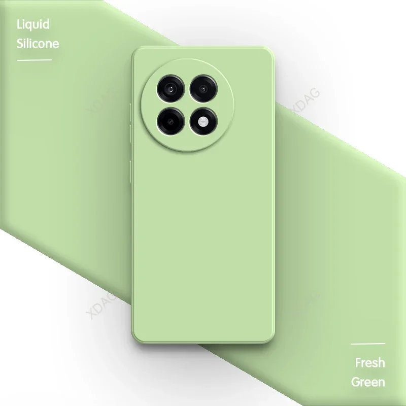 Liquid Silicone Phone Case - Original Soft Fashion Classic Straight Edge Back Cover