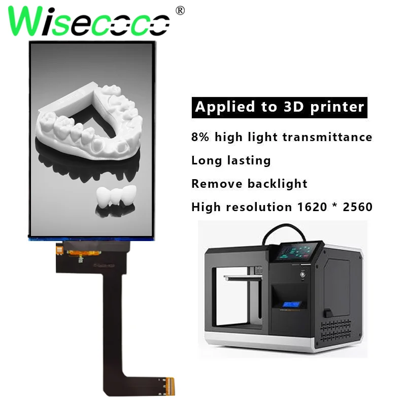 Display Monocromatico Mono Lcd Da 6.08 Pollici 1620X2560 Anycubic Photon Mono/Mono Se Per Progetto Di Stampanti