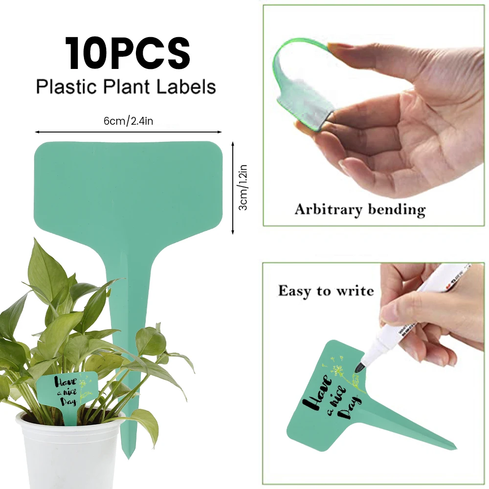 10pcs Clear Plant Saucers Round Sturdy Plastic Flower Pot Garden Plant Care Transparent Drip Trays Set 6/8/10 Inch Selectable