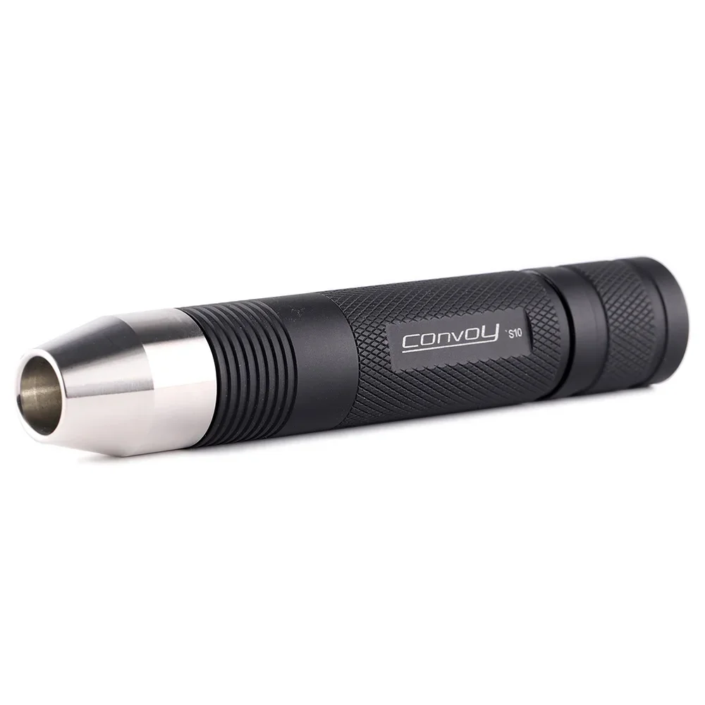 

Convoy S10 flashlight with 519A R9080 high CRI ,Used to identify jade jewelry