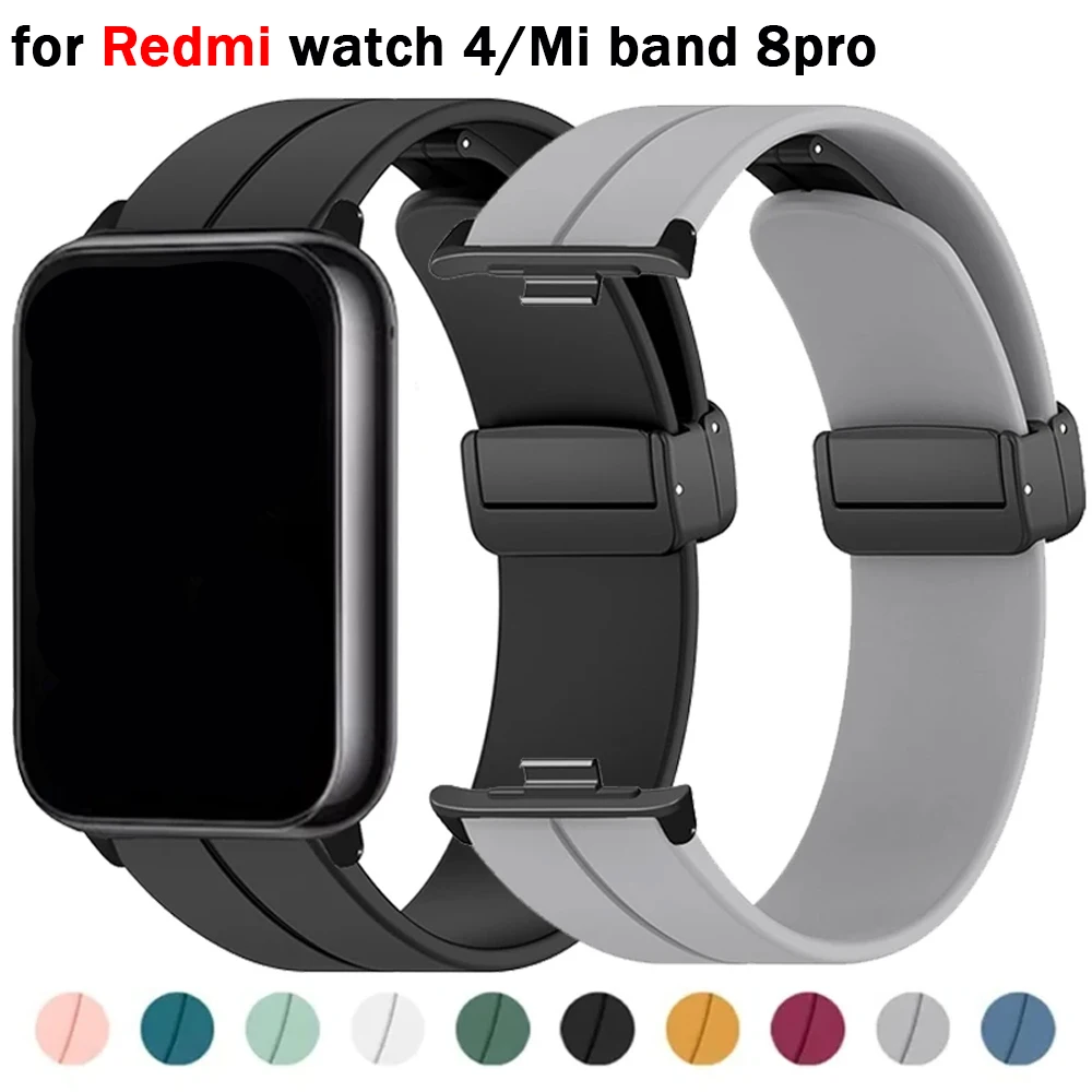 Silicone Magnetic Wristband for Smartwatch Replacement Strap