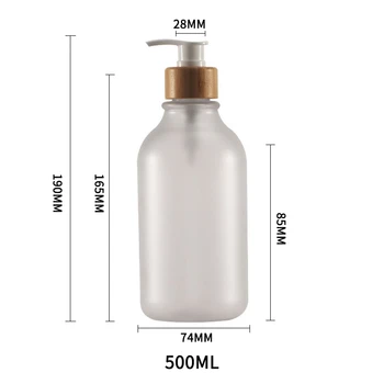 300 ml/500 ml เครื่องจ่ายสบู่เหลวขวดแชมพูขวดปั๊มสบู่คอนเทนเนอร์โลชั่นห้องน้ําแชมพู Conditioner Dispenser 24