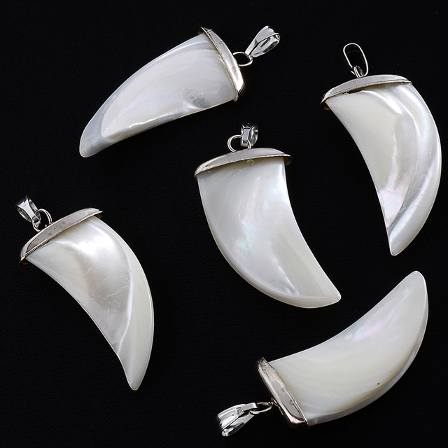 Shell Beads Mother of Pearl Love Cross Fish Animal Style Pendant Charms Beads for Necklace Earring DIY Jewelry Making