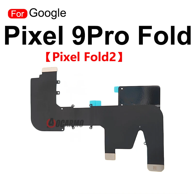 Google Pixel 9 Pro Fold 메인 보드 연결 LCD 화면 회전 축 메인 플렉스 케이블 수리 부품 용 1Pcs