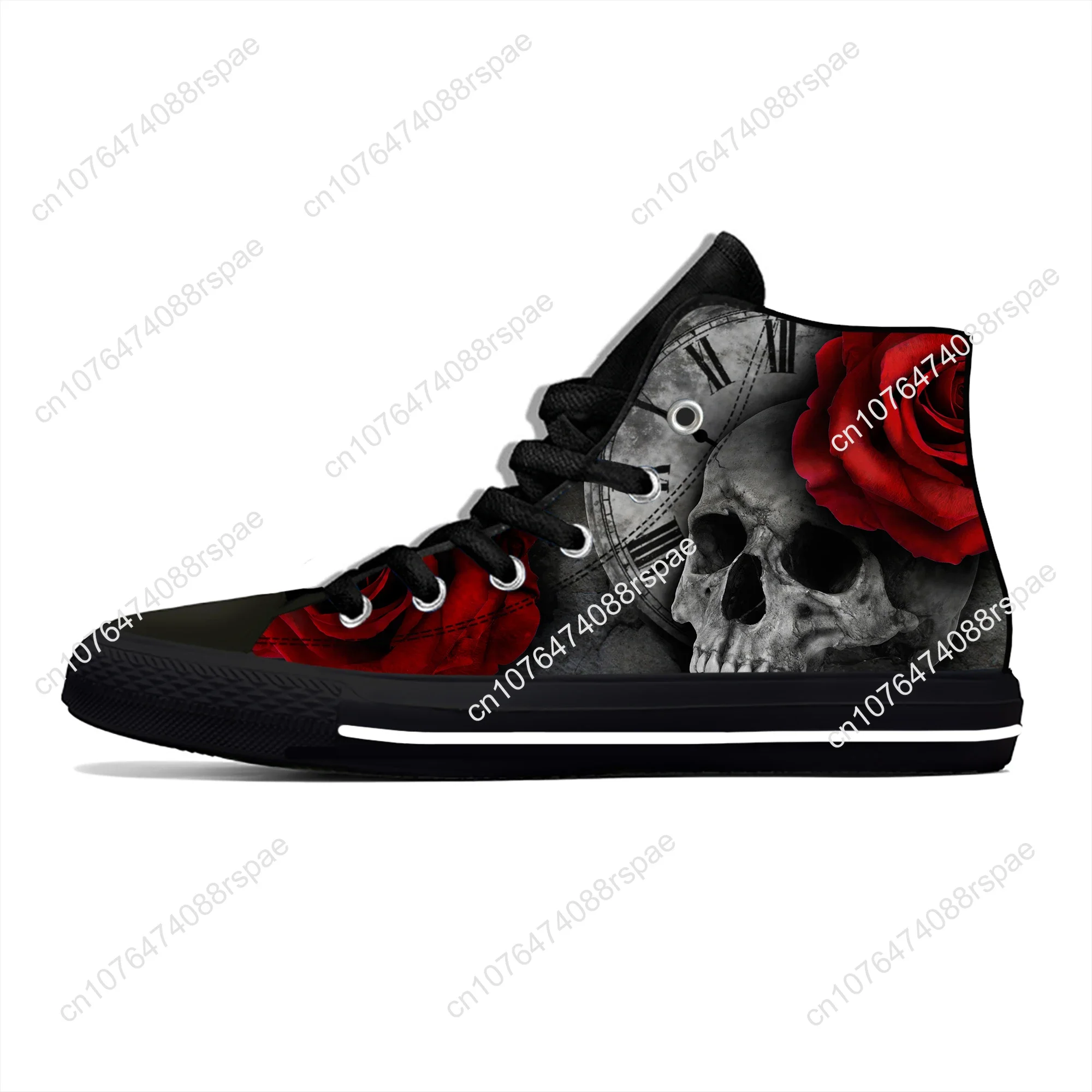 Рисунок 2 - Высокие кроссовки Skulls Roses