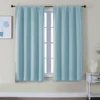 1/2PC Simple Modern Solid Color Blackout Curtain Suitable For Bedroom, Living Room, Balcony, Bay Window, Home Decoration 2