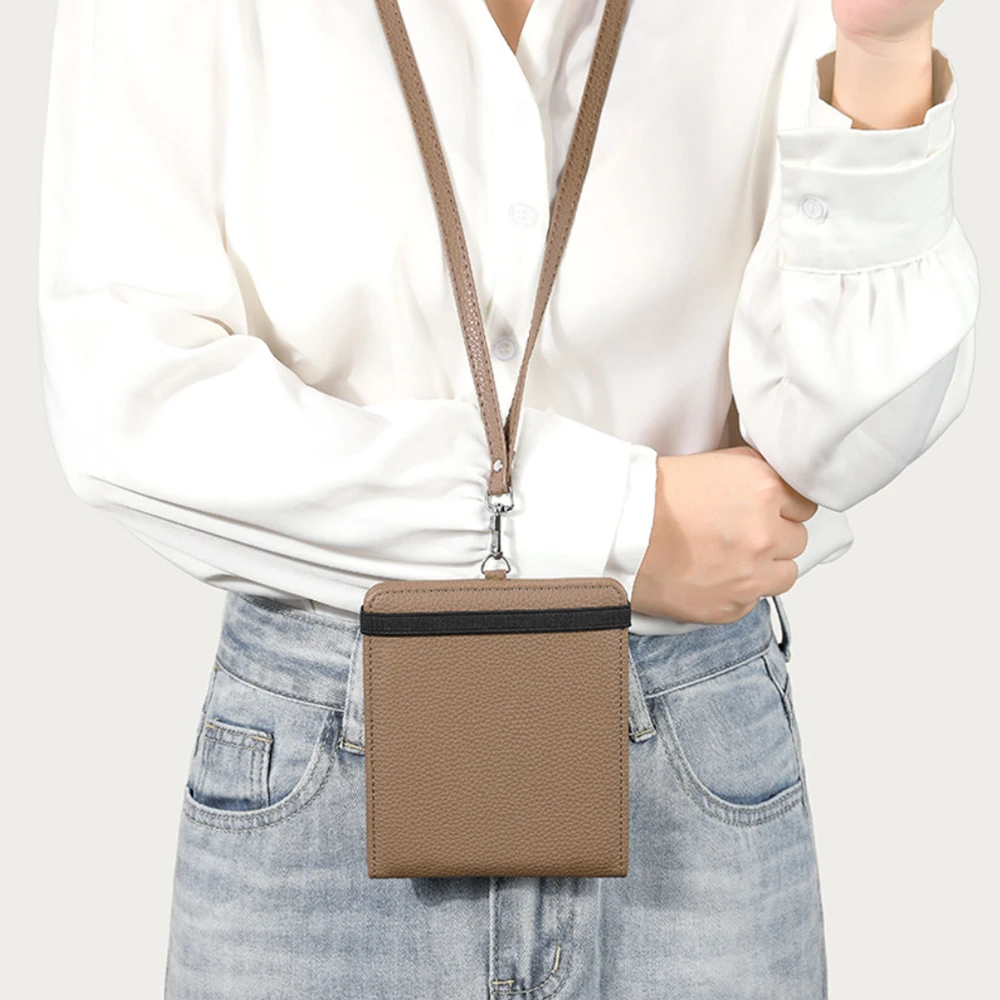 PU Leather Passport Wallet RFID Multi Slot Multi-function Passport Holder with Business Card Storage Protective Document Holder