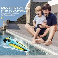 S1 RC Boat Wireless Electric Long Endurance High-Speed Racing Boat 2.4G Speedboat Water Model Children Toy 2