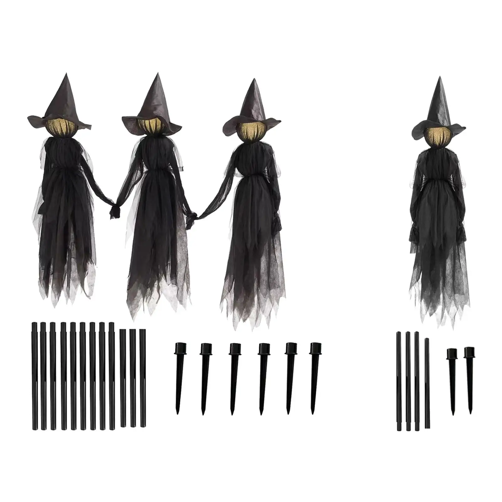 Decorazioni Di Halloween Outdoor Large Light Up Witches Decoration Ornamento Di Halloween Per Feste Party Yard Outside