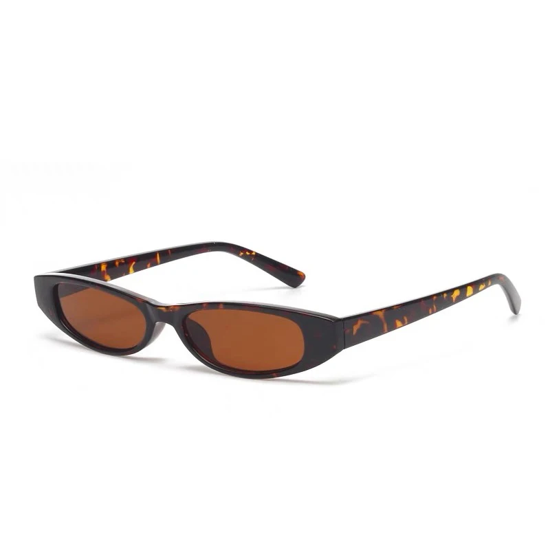 Popular Small Narrow Cat Eye Sunglasses Women Men
