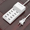 High Speed 10 Ports 5V USB Hub AC Charger Strip Adapter Portable USB Power Adapter for Home Office Travel Wall Charger EU Plug 1
