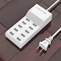 High Speed 10 Ports 5V USB Hub AC Charger Strip Adapter Portable USB Power Adapter for Home Office Travel Wall Charger EU Plug 1