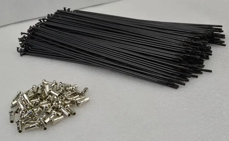 10 pcs/lot Electric Bicycle Stainless Steel Spokes 2.5mm 117-256mm