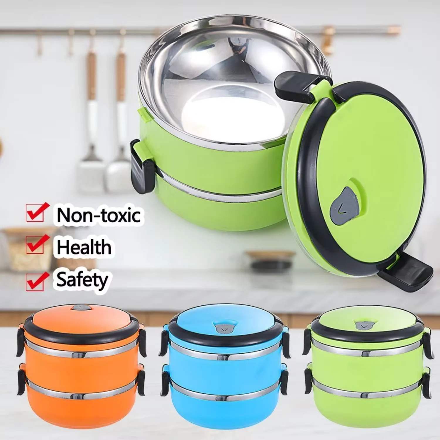 뜨거운 음식 플라스크 스테인레스 스틸 도시락 보온병 진공 절연 여행 Bread maker Toster