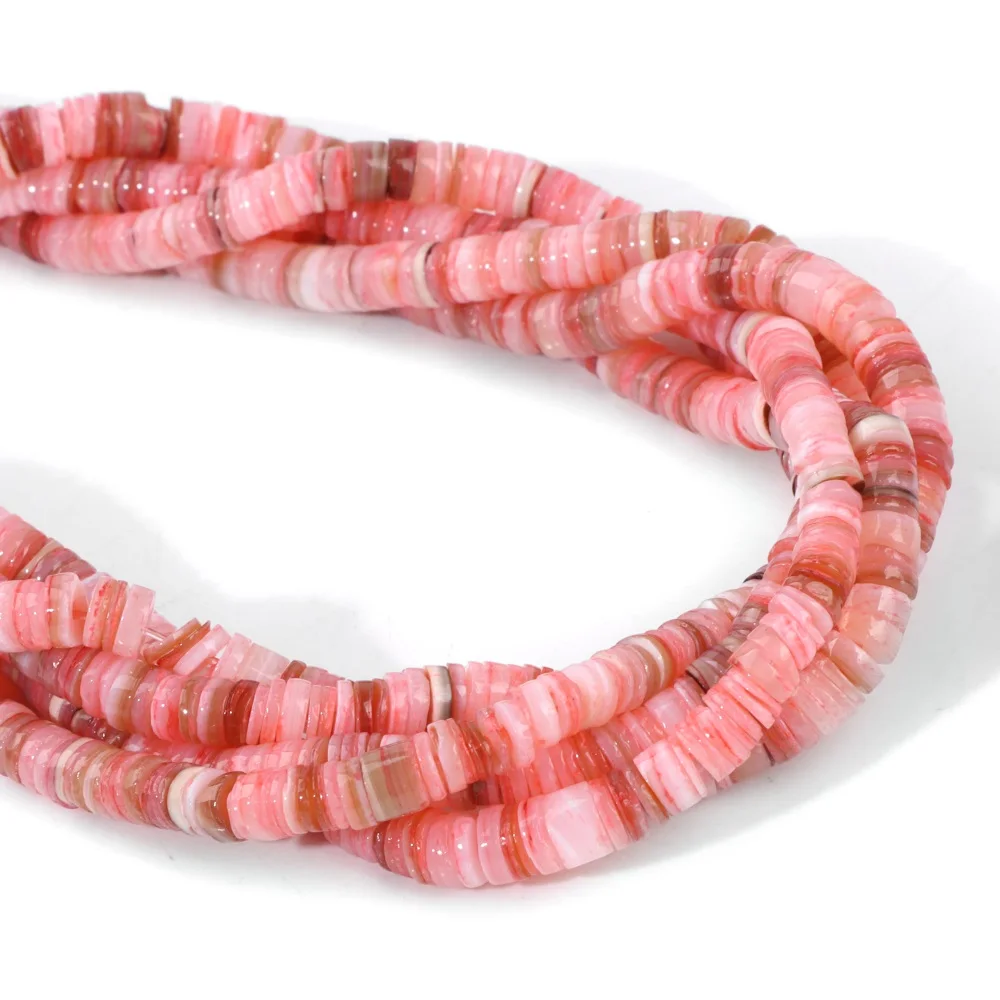 Cheriswely Perline Di Conchiglia Bianche – Filo Da 40 Cm, 20 Perle Piatte Da 20 Mm, Per Gioielli Fai Da Te