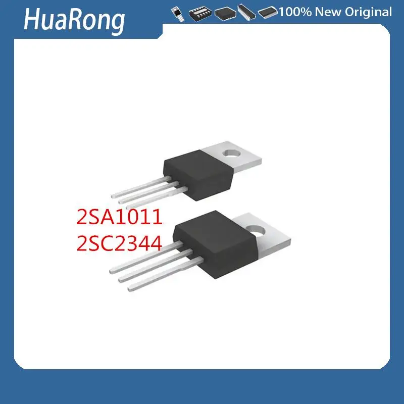 

5Pcs2SA1011 + 5Pcs2SC2344 A1011 C2344 1.5A 180V TO-220