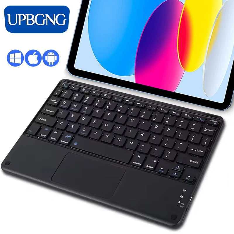 Universal Touch Keyboard for iPad 11th 11 inch A16 Air 13 11 M3 Pro 10th Tablet Bluetooth Keyboard