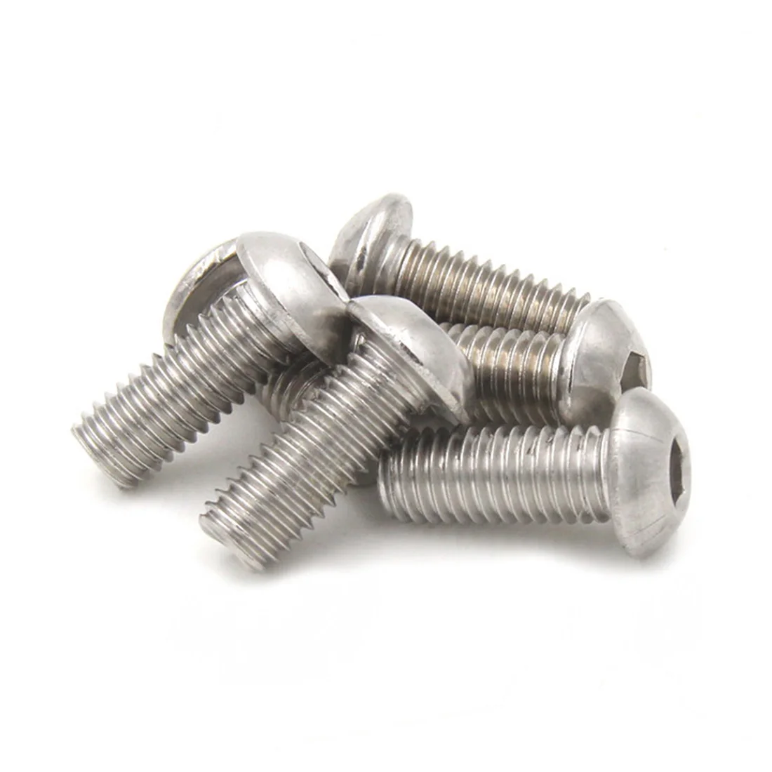 Stainless Steel Hex Socket Round Pan Head Screw M3 M4 M5 M6 M8 316 Metric System ISO7380