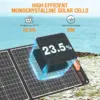 1000W Solar Generator with 200W Portable Solar Panel, 999Wh Portable Power Station Solar Powered Generator Lithium Battery 5