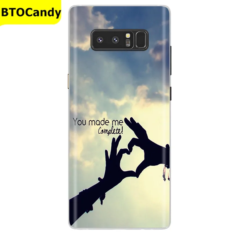 Elegant TPU Silicone Back Case - Shockproof & Slim Design for Samsung Galaxy Note 8