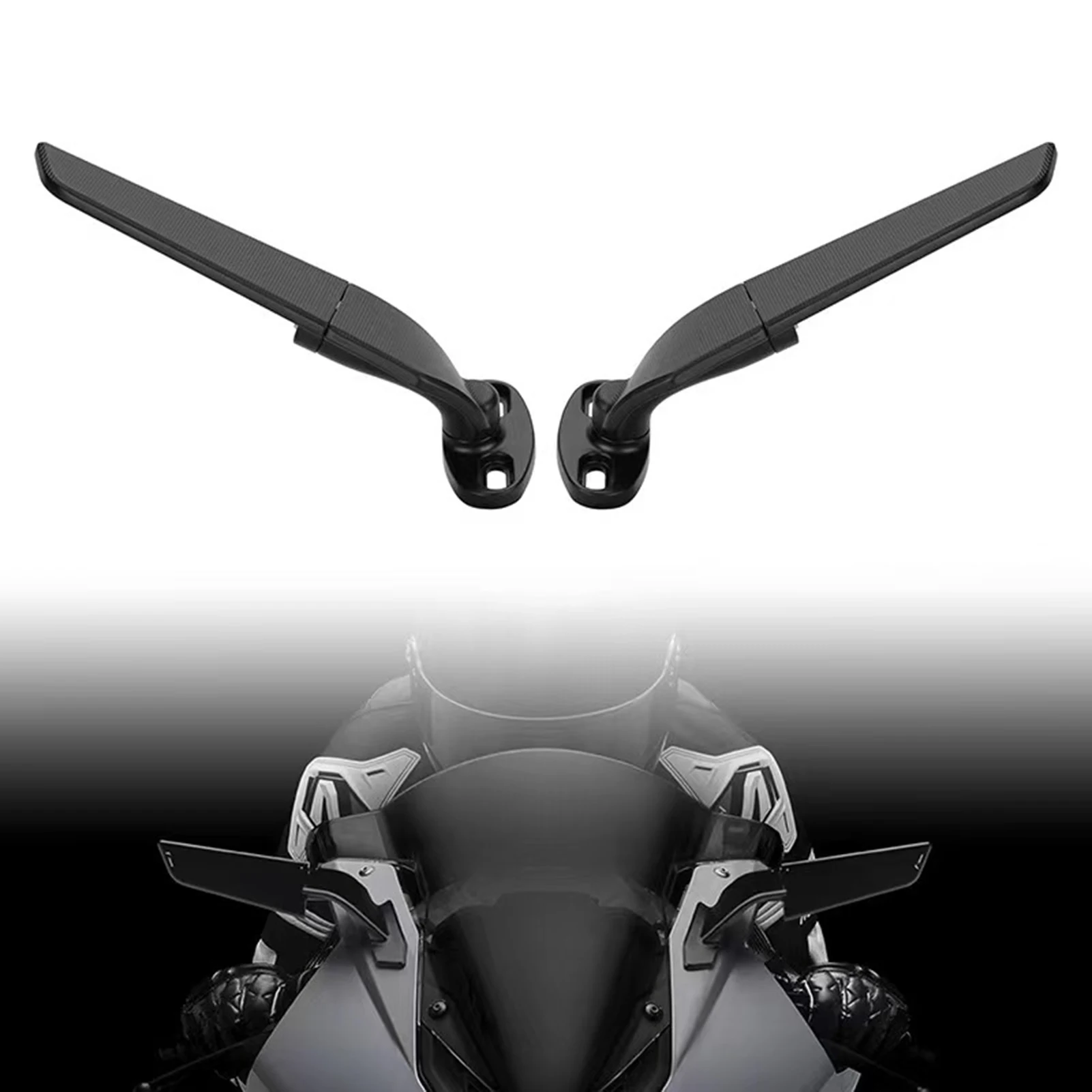 

Новая пара универсальных зеркал заднего вида для мотоцикла, регулируемые зеркала заднего вида из алюминиевого сплава