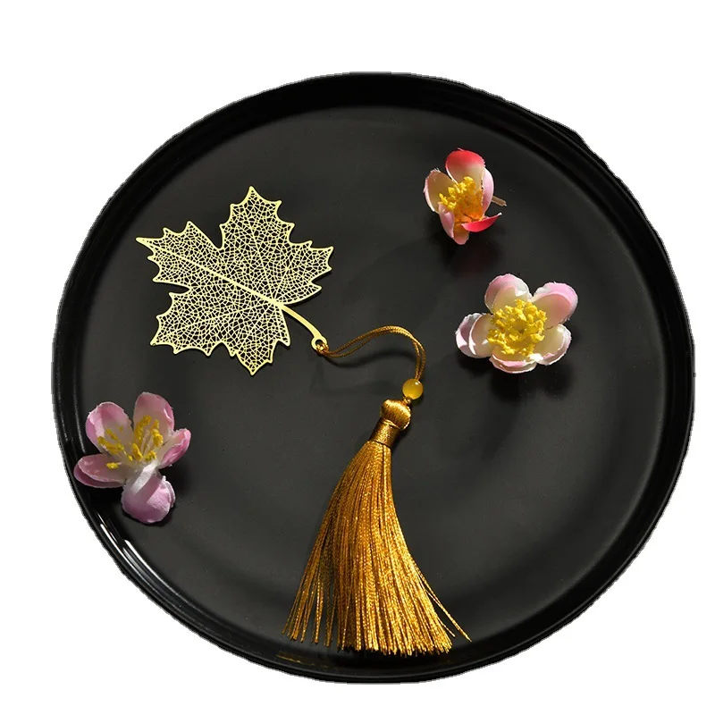 Leaf Lotus Chinese Classical Style Metal Tassels Fringes for Fan Craft Decor Handmade Ornamental DIY Apparel Sewing Accessories