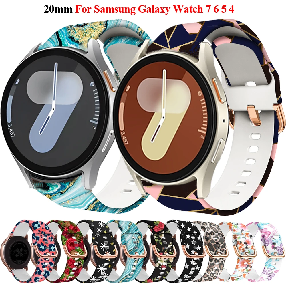 Premium 20mm Silicone Sport Watchband
