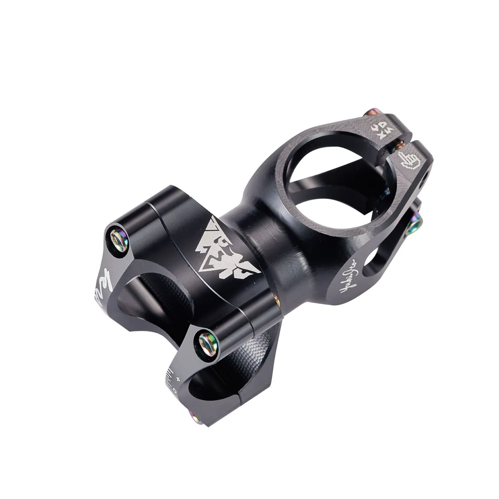 Aluminum Alloy New Mountain Bike Short Stem 31.8*50MM Aluminum Alloy CNC Bicycle Stem Hollow Down Speed Drop Riser