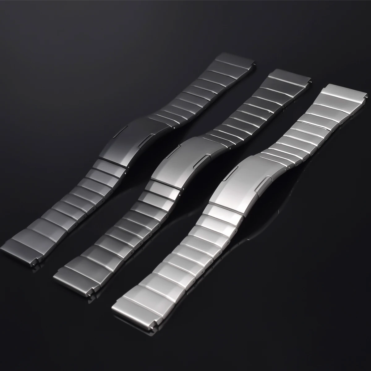 Premium No-Gap Titanium Quick Release Luxury Metal Watch Strap