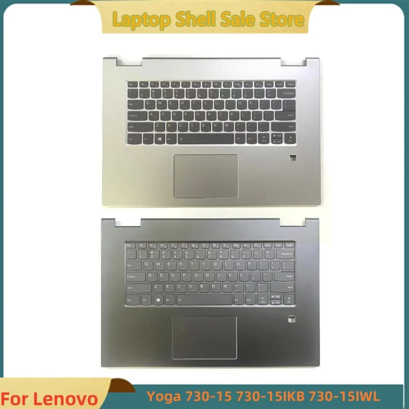 

New For Lenovo Yoga 730-15 730-15IKB 730-15IWL Laptop Upper Case Palmrest Cover keyboard With touchpad